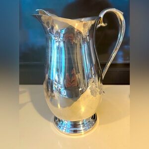 Vintage F.B. Rogers Silver Plated Co. Taunton Water Pitcher 1883 Crown Trademark